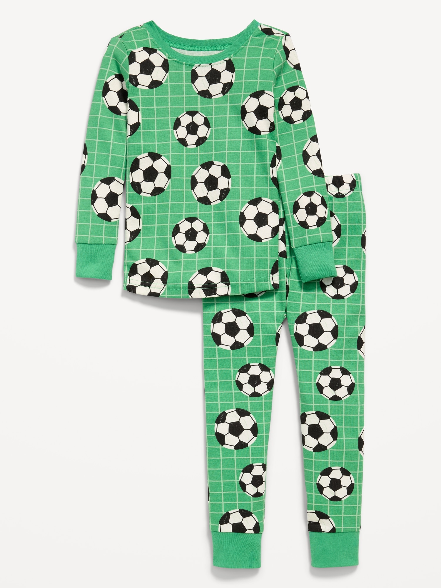 Printed Snug-Fit Pajama Set for Toddler & Baby
