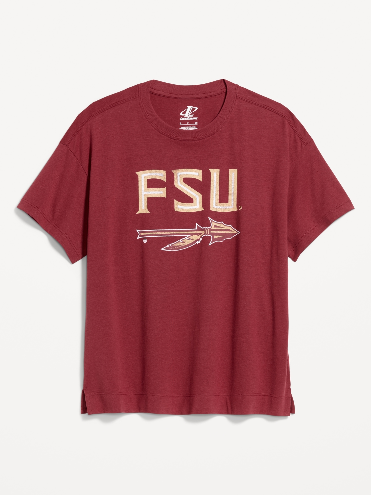 College Crew-Neck T-Shirt for Women