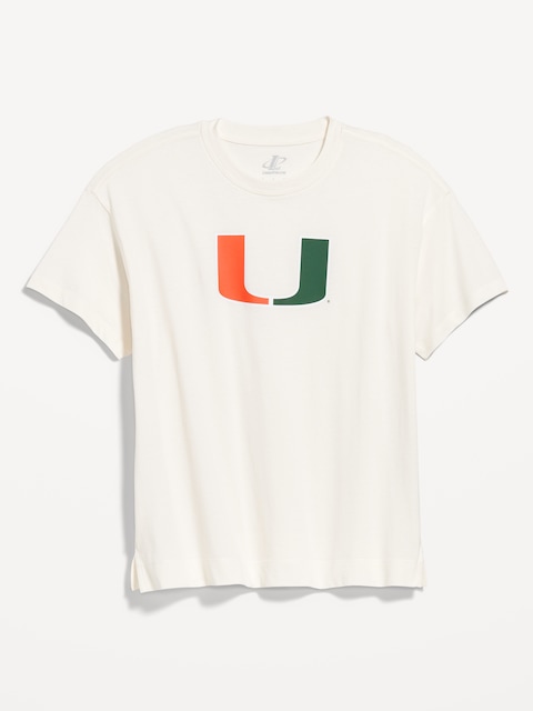 College Crew-Neck T-Shirt for Women