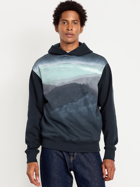 Rotation Graphic Popover Hoodie