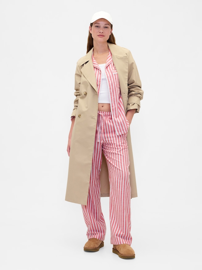 スーパーソフト フランネル パジャマシャツ (ユニセックス)-4