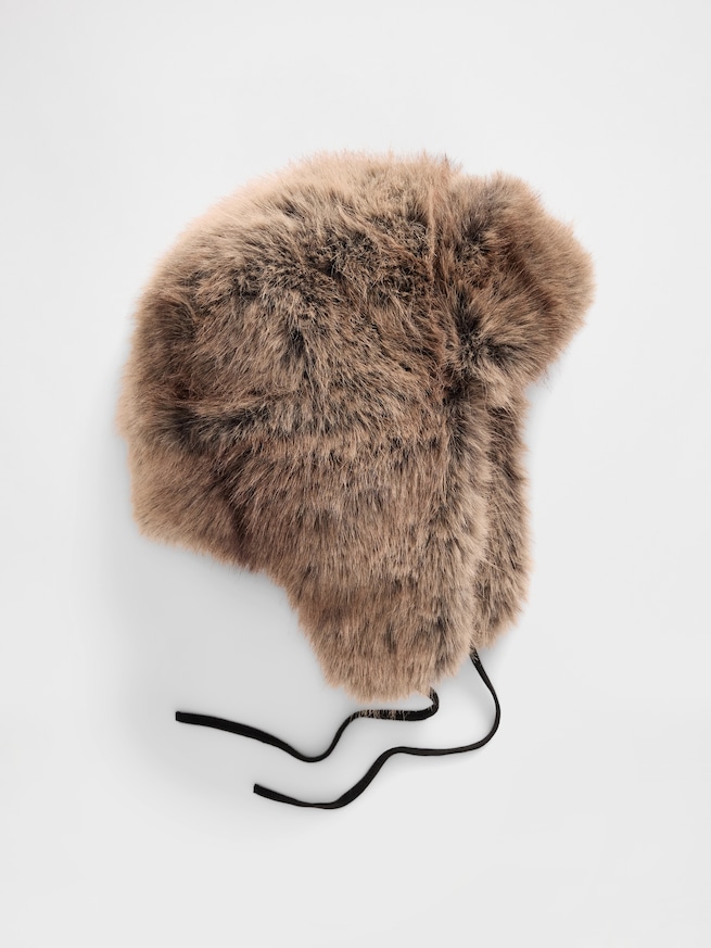 フェイクファー トラッパーハット-1