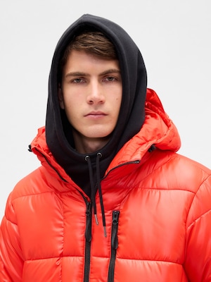 ドローコード付きフード