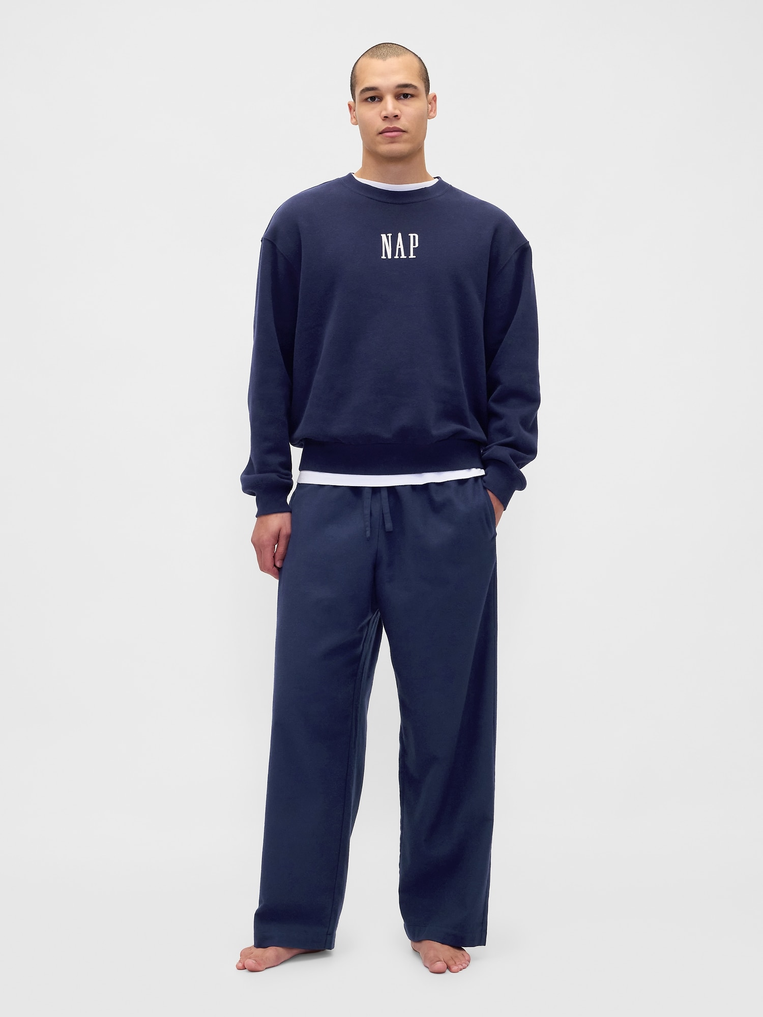 スーパーソフト フランネル パジャマパンツ (ユニセックス)-3