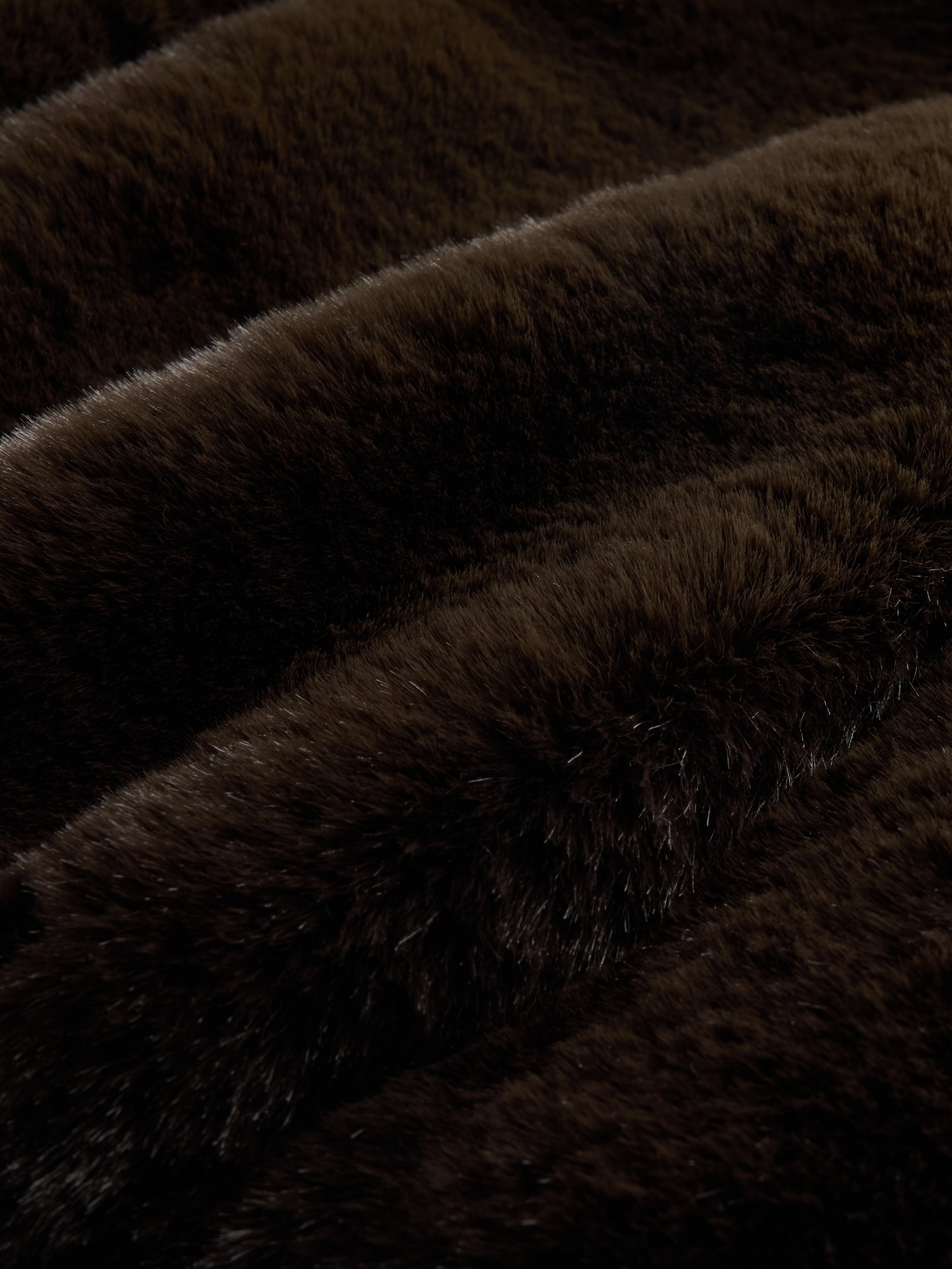 フェイクファー ボンバージャケット-4