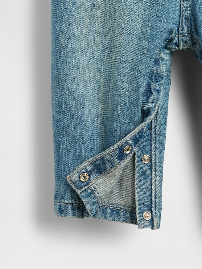 デニムサロペット (ベビー)-2