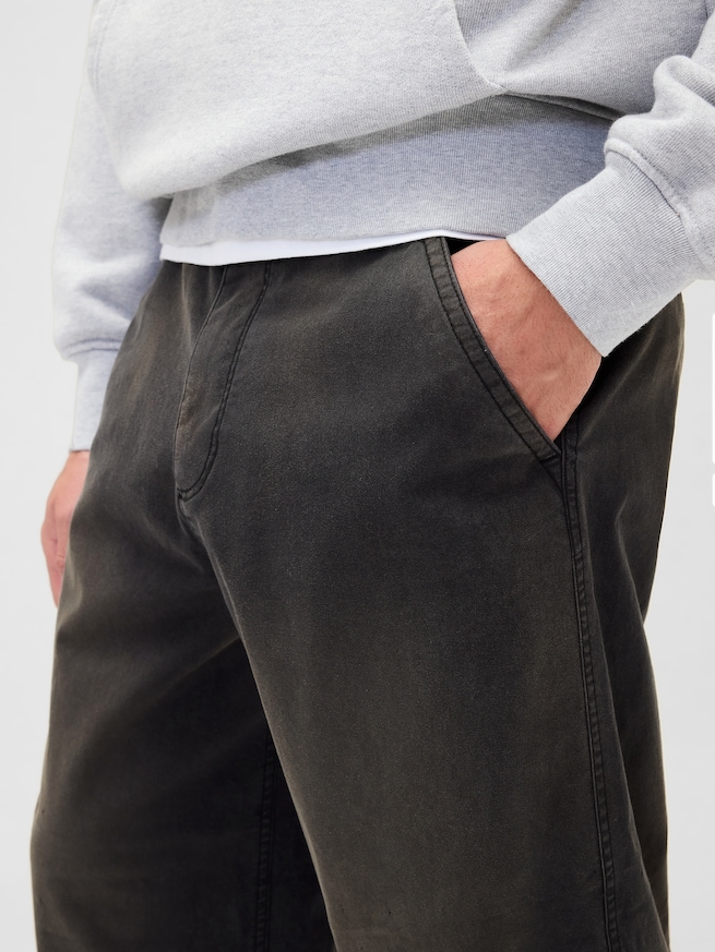 バギー カーキパンツ-4