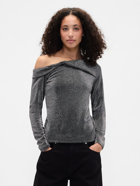 Stretch One-Shoulder Top