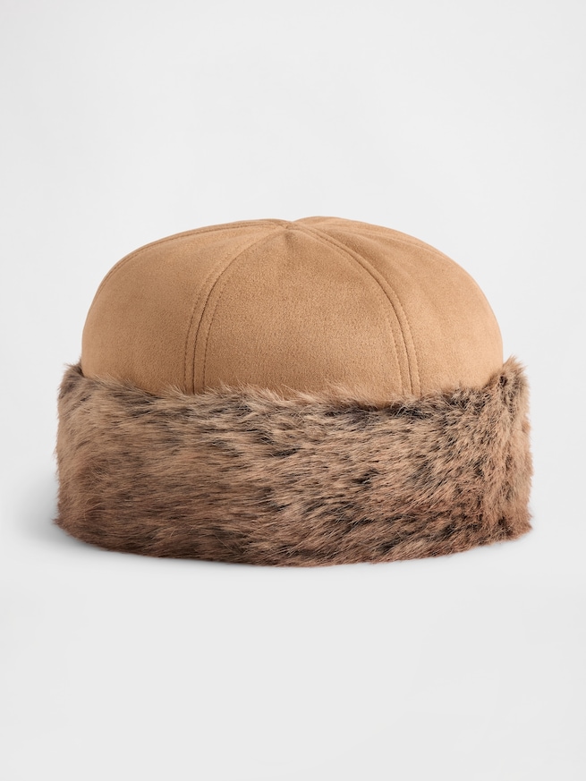 フェイクファー ハット-1