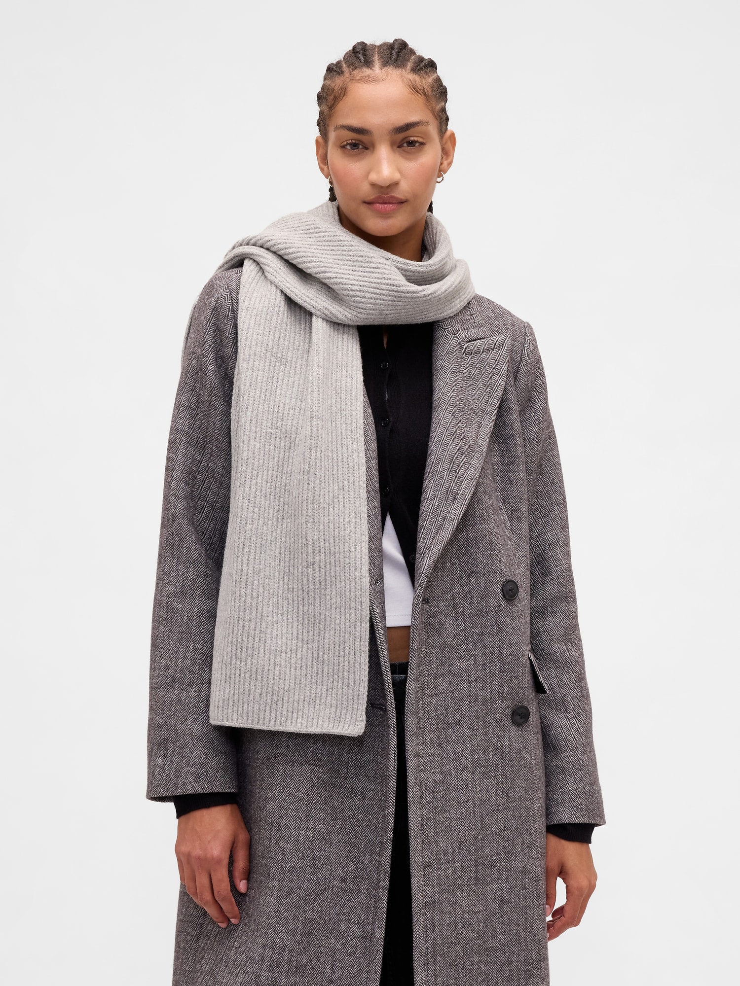 CashSoft カシミヤタッチ マフラー-0