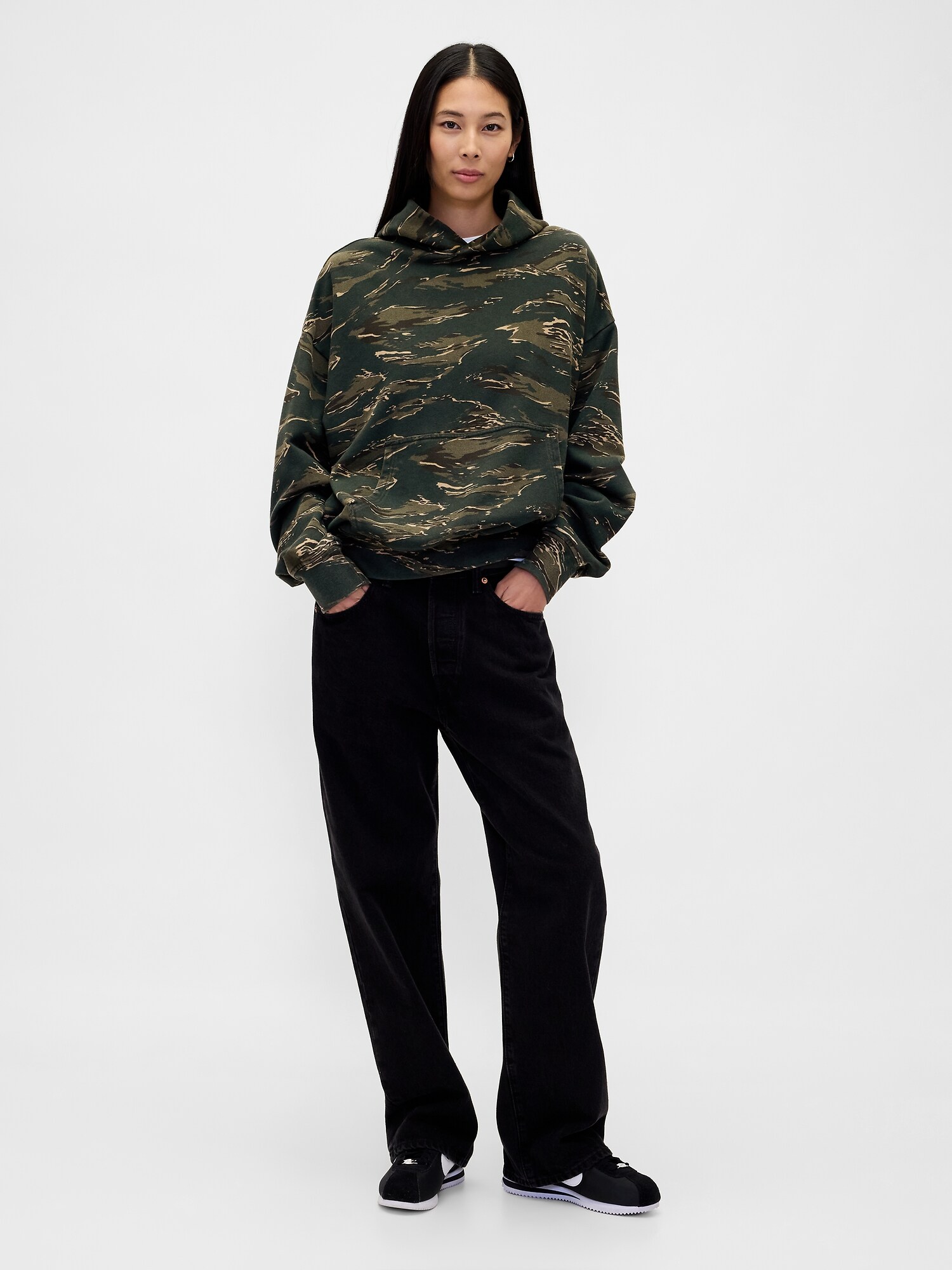 Gap公式オンラインストア | ヘビーウェイト オーバーサイズパーカー