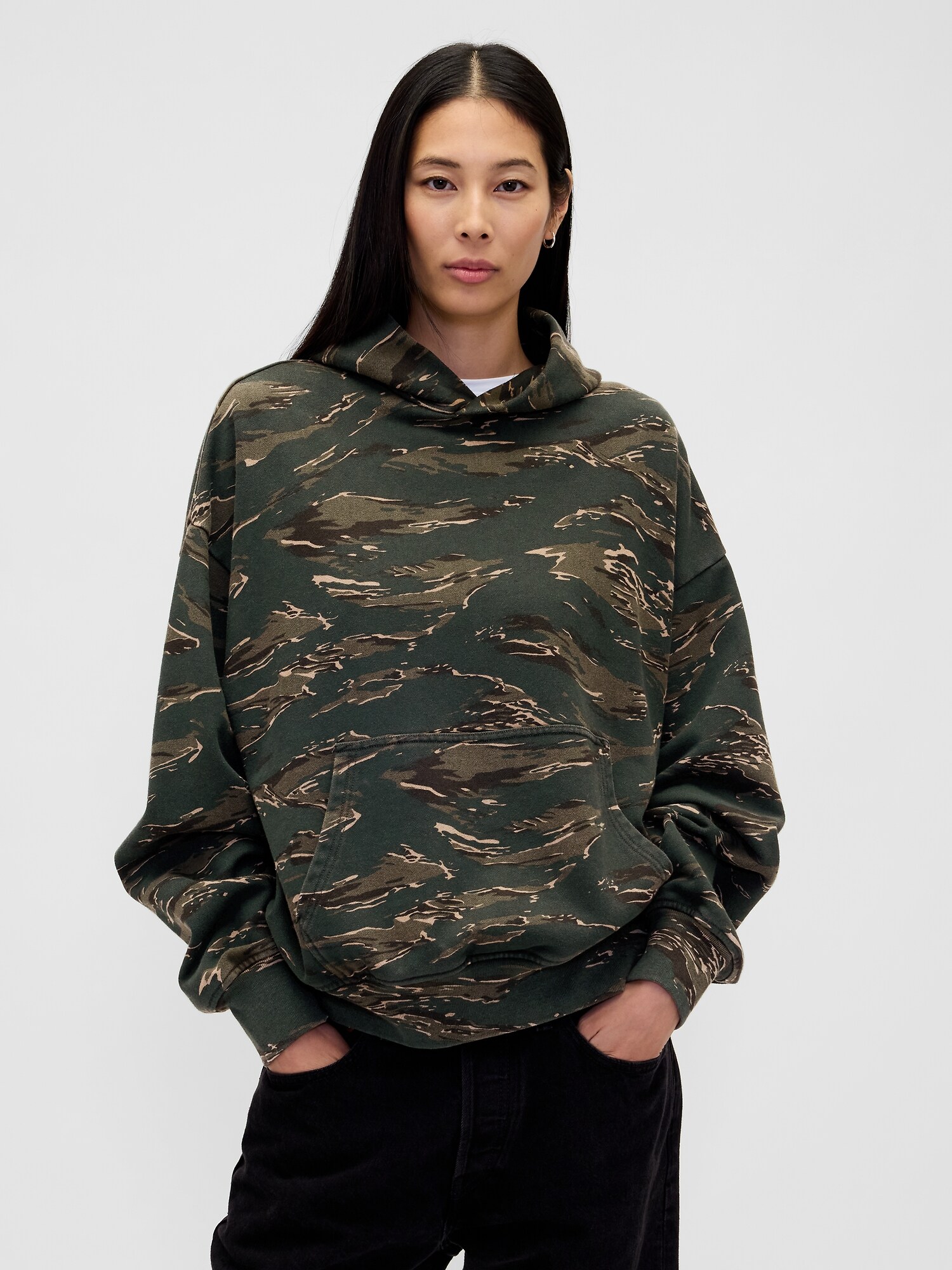 Gap公式オンラインストア | ヘビーウェイト オーバーサイズパーカー