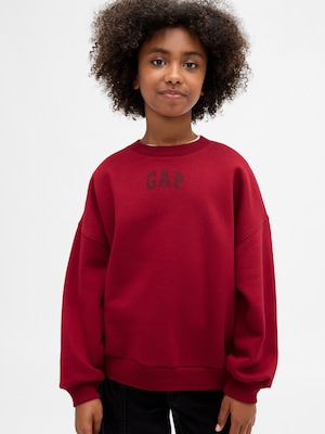 ヴィンテージソフト オーバーサイズ GAPロゴ スウェットシャツ (キッズ)