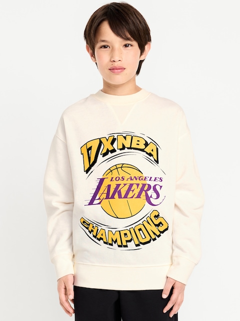 NBA© Los Angeles Lakers© Oversized Gender-Neutral Sweatshirt for Kids