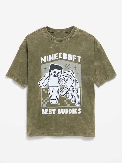 Minecraft™ Gender-Neutral Graphic T-Shirt for Kids