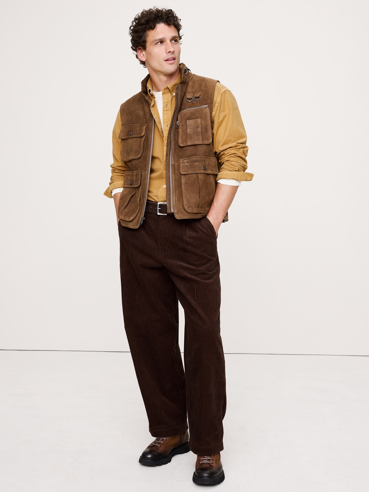 リラックスフィット ガーメントダイ オックスフォードシャツ-2