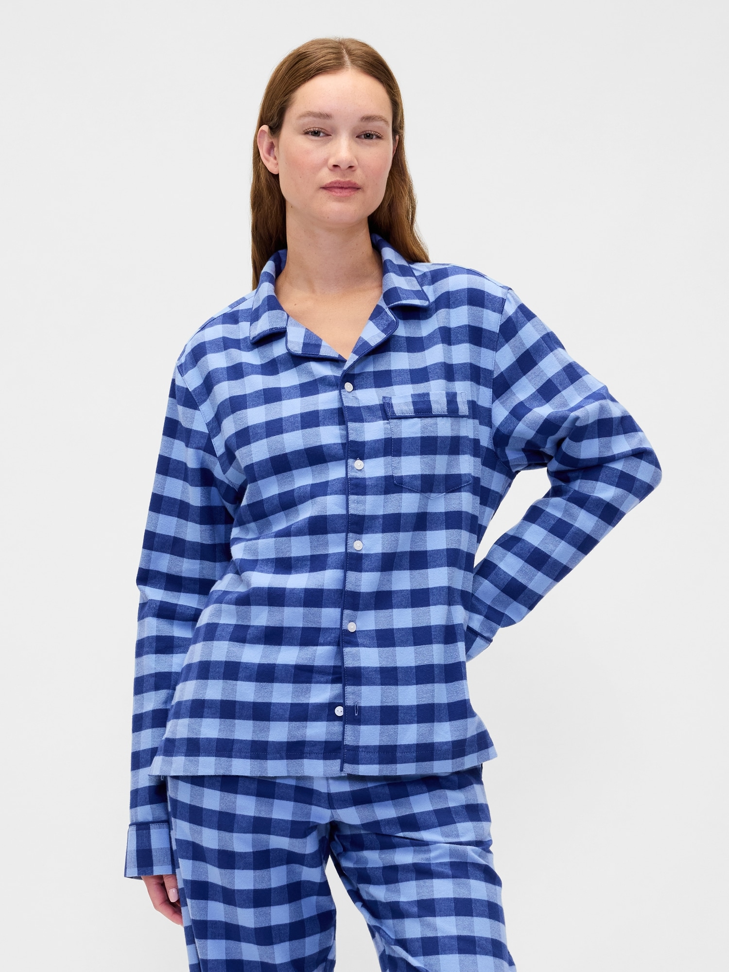 CHEMISE DE PYJAMA EN FLANELLE ULTRA-DOUCE POUR ADULTE
