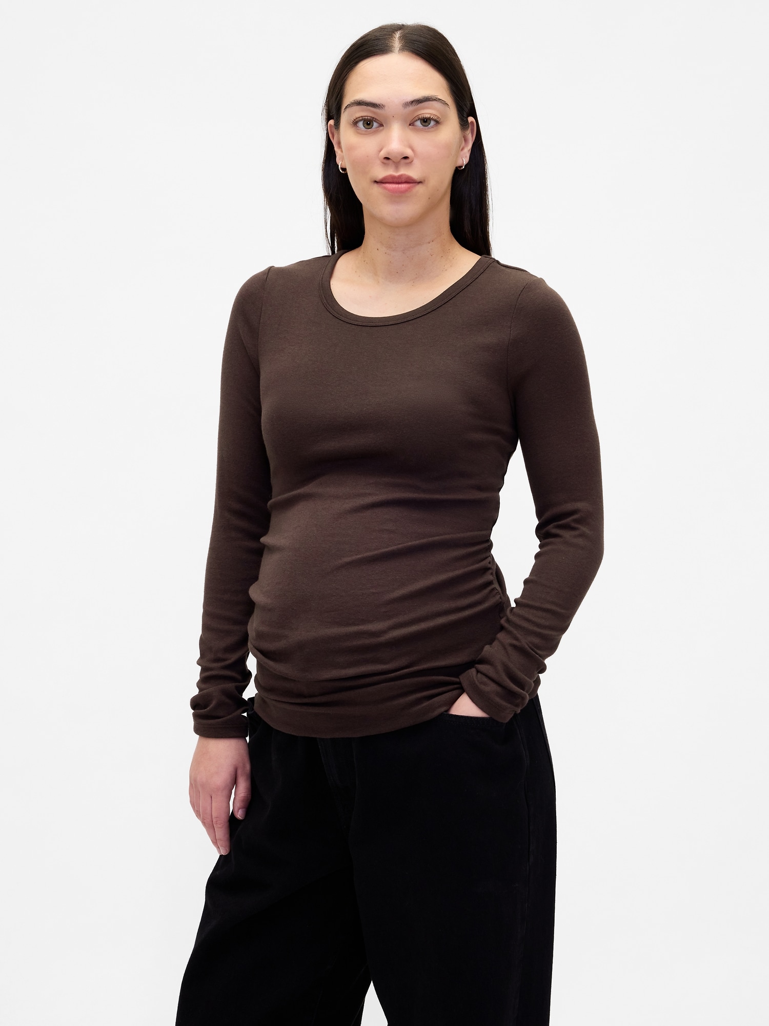 Maternity Modern Crewneck T-Shirt