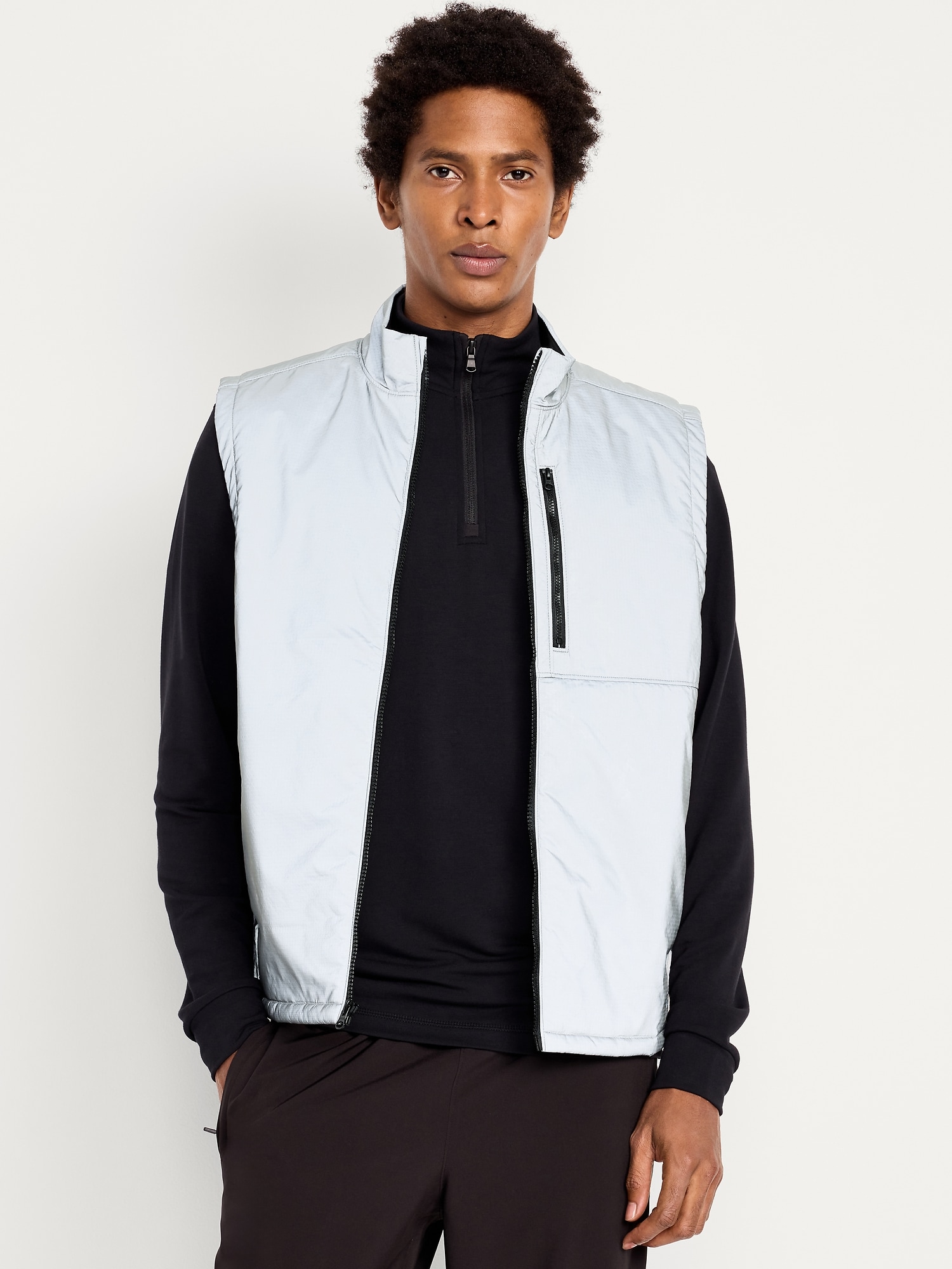 Loose Fit Reflective Run Vest