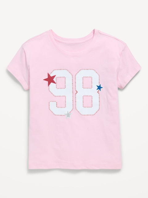 T-SHIRT À MANCHES COURTES À IMPRIMÉ POUR FILLE