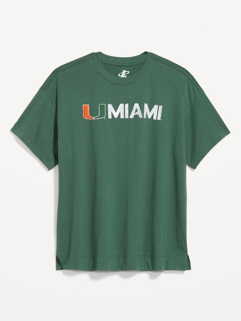 College Crew-Neck T-Shirt for Women