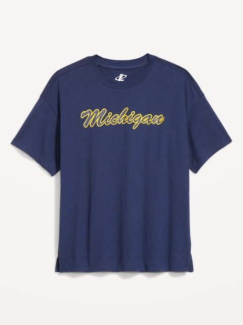 College Crew-Neck T-Shirt for Women