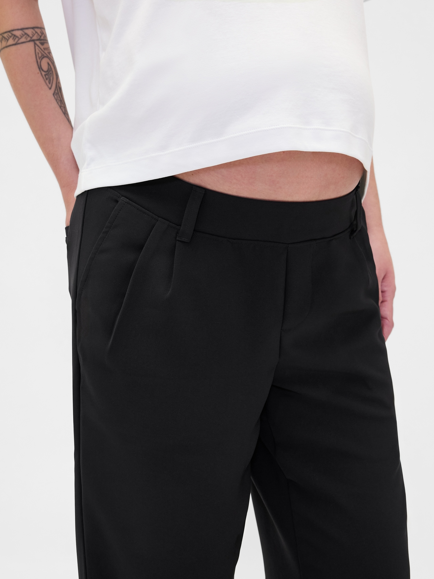 Maternity Under Belly 365 Wide-Leg Trousers