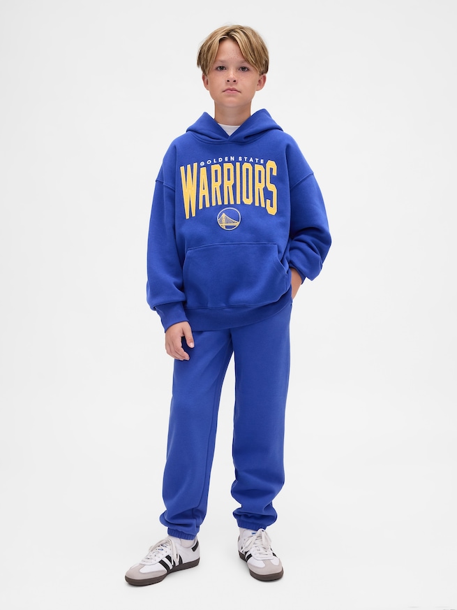NBA ゴールデンステイト ウォリアーズ ヴィンテージソフト リラックスフィット パーカー (キッズ)-2