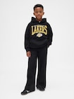 NBA ロサンゼルス レイカーズ ヴィンテージソフト リラックスフィット パーカー (キッズ)-2