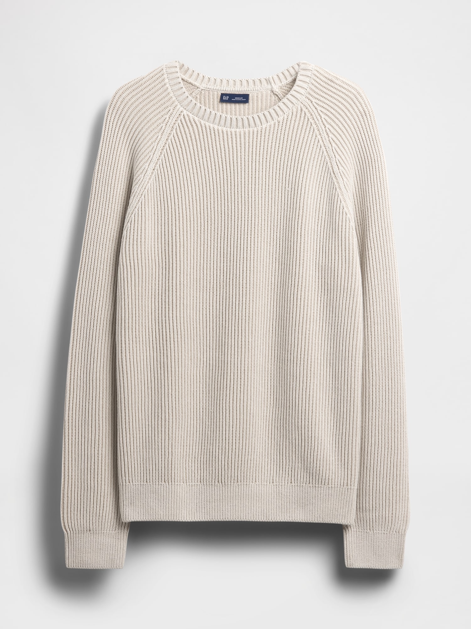 クラシック ラグラン クルーネックセーター-4