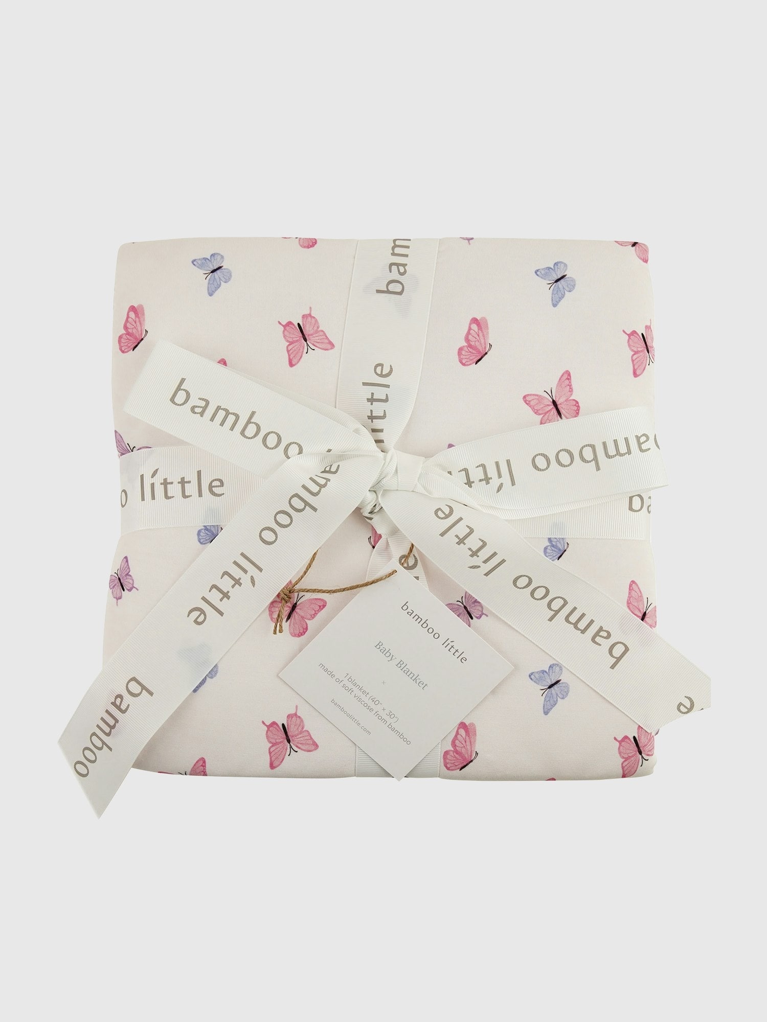 Bamboo Little Butterfly Baby Blanket