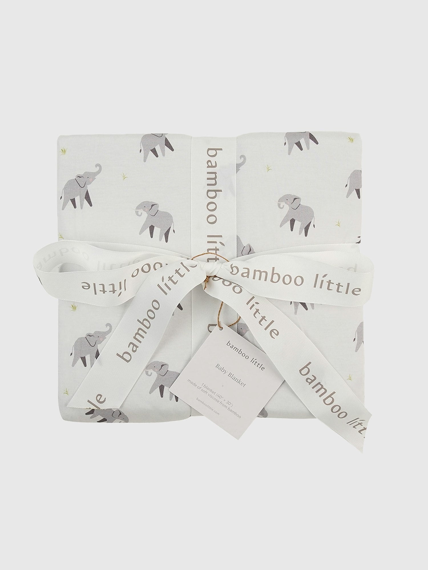 Bamboo Little Elephant Baby Blanket