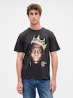 ザ・ノトーリアス・B.I.G. リラックスフィット グラフィックTシャツ-0