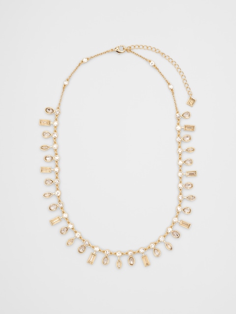 Shine Multi Stone Collar Necklace