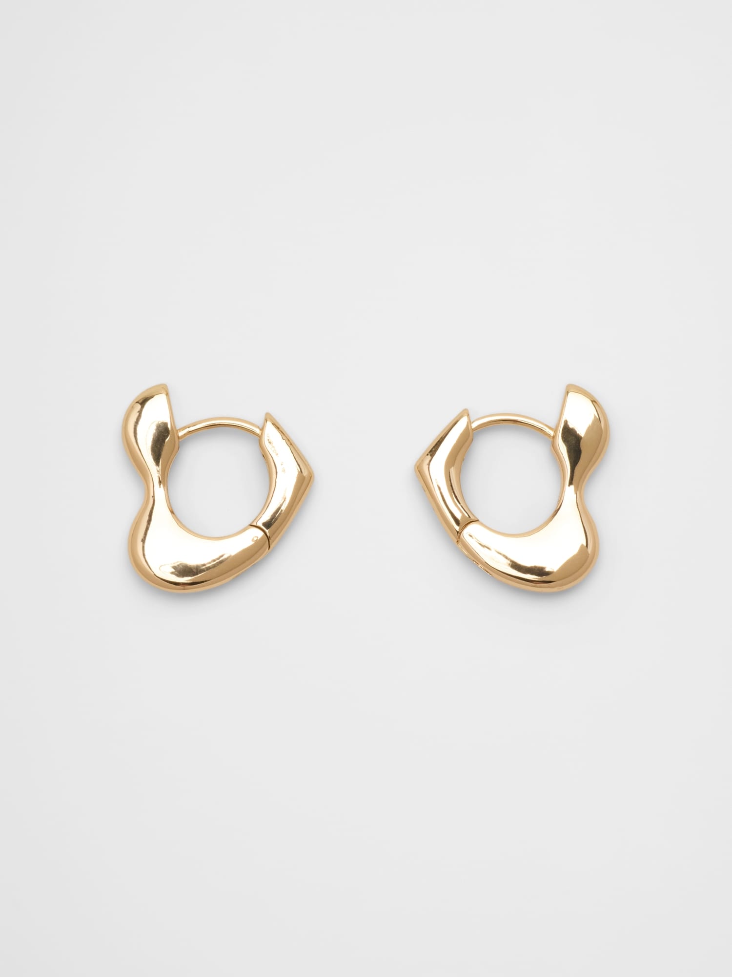 Mini Heart Huggie Earrings