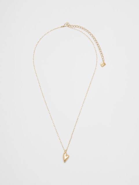 Mini Heart Pendant Delicate Chain Necklace