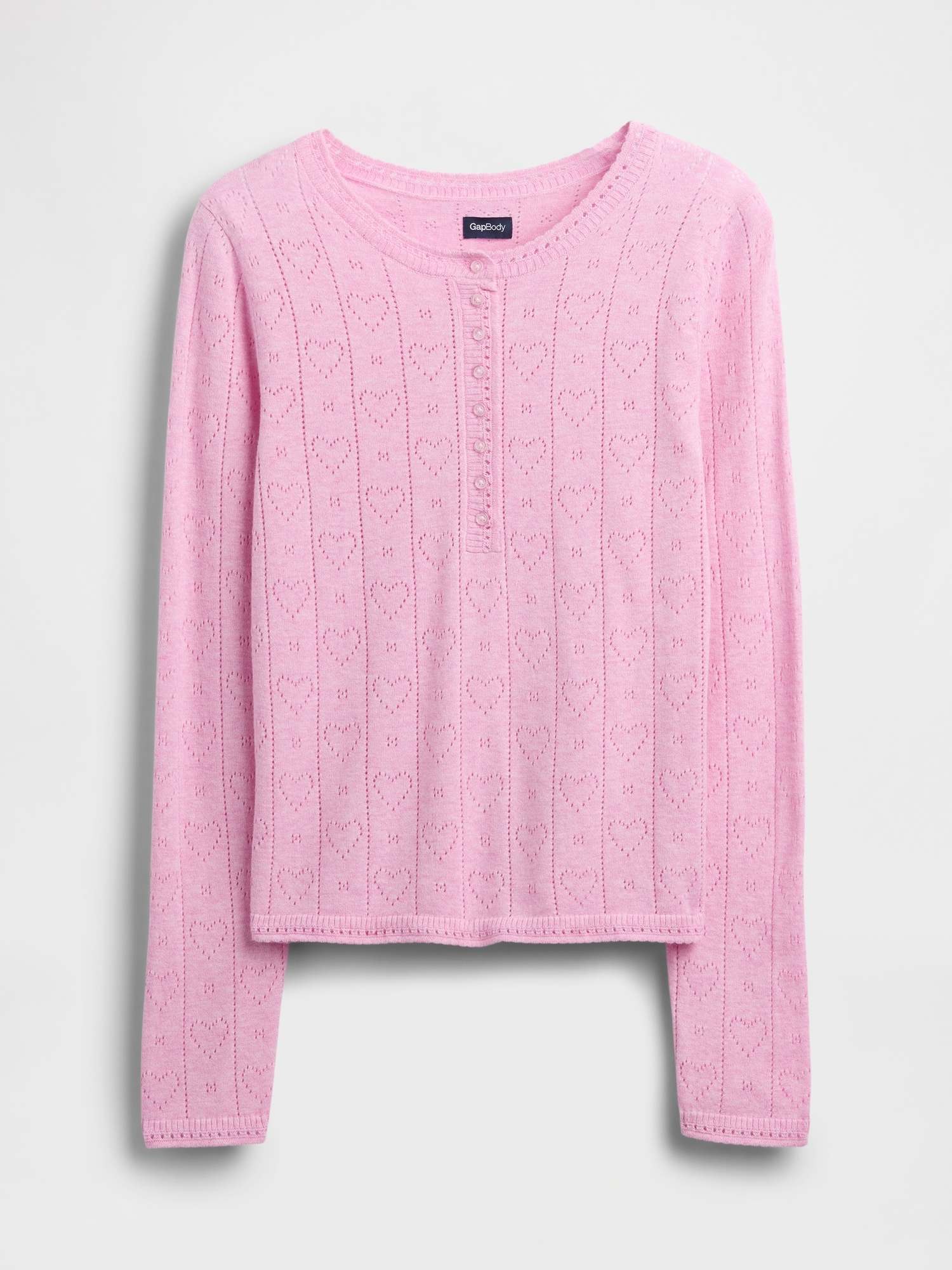 ライトウェイト CashSoft カシミヤタッチ ポインテール ハート パジャマトップス-4