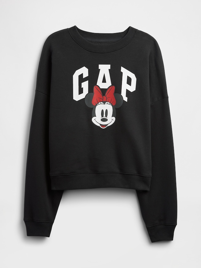 Gap &times; ディズニー ミニーマウス オーバーサイズ GAPロゴ スウェットシャツ-4