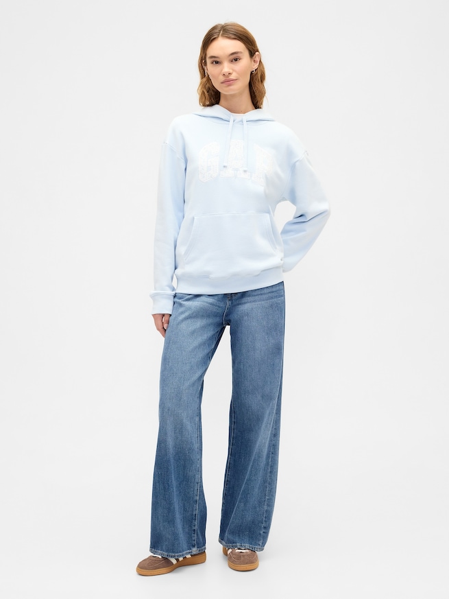 リラックスフィット GAPロゴパーカー-2