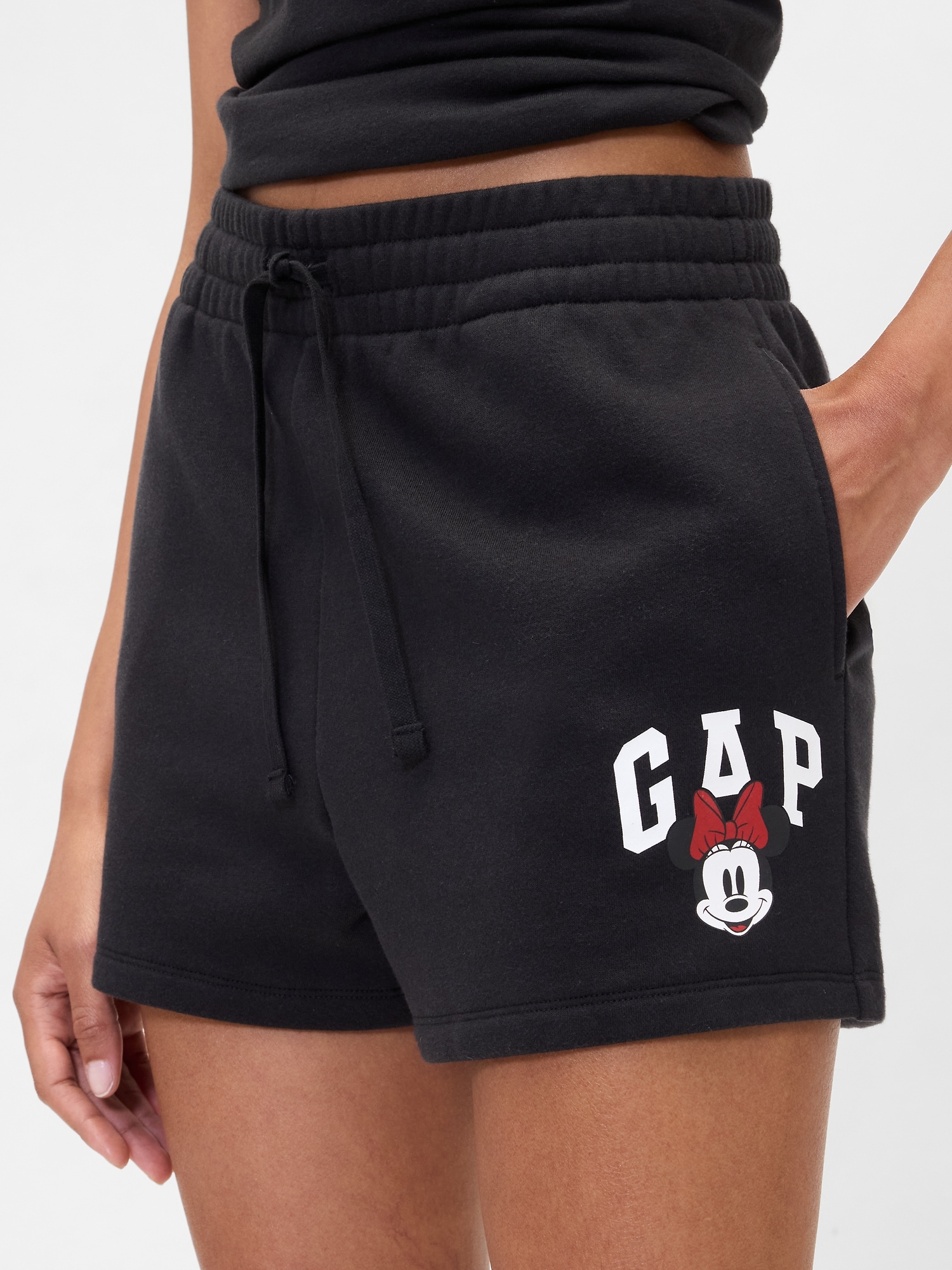 Gap &times; ディズニー ミニーマウス GAPロゴ ショートパンツ-3