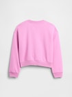 GapKids &times; ディズニー オーバーサイズ ウェッジ GAPロゴ スウェットシャツ-1