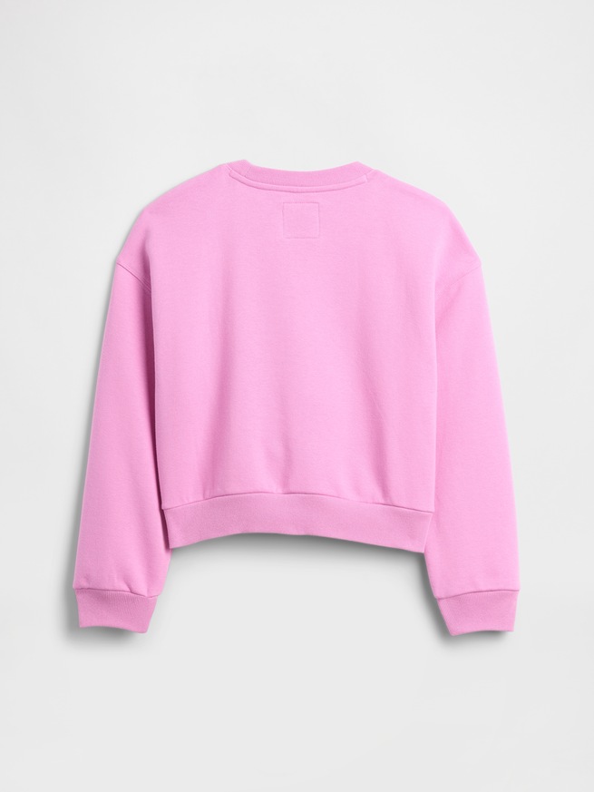 GapKids &times; ディズニー オーバーサイズ ウェッジ GAPロゴ スウェットシャツ-1