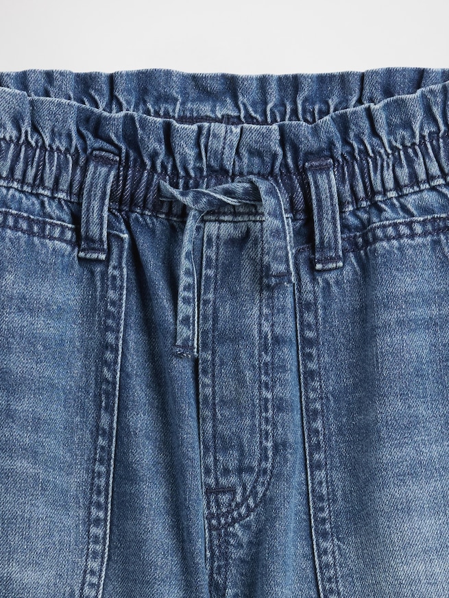 ハイライズ リラックスフィット プルオン ユーティリティ ショートパンツ (キッズ)-2