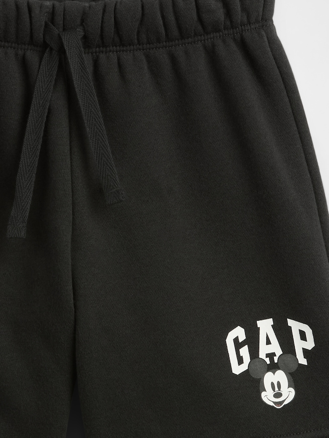 babyGap &times; ディズニー ミッキーマウス リラックスフィット GAPロゴ プルオンショートパンツ-2
