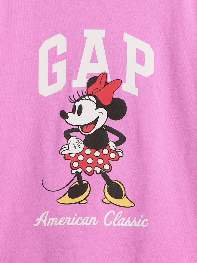 babyGap &times; ディズニー ミニーマウス GAPロゴ Tシャツ-2