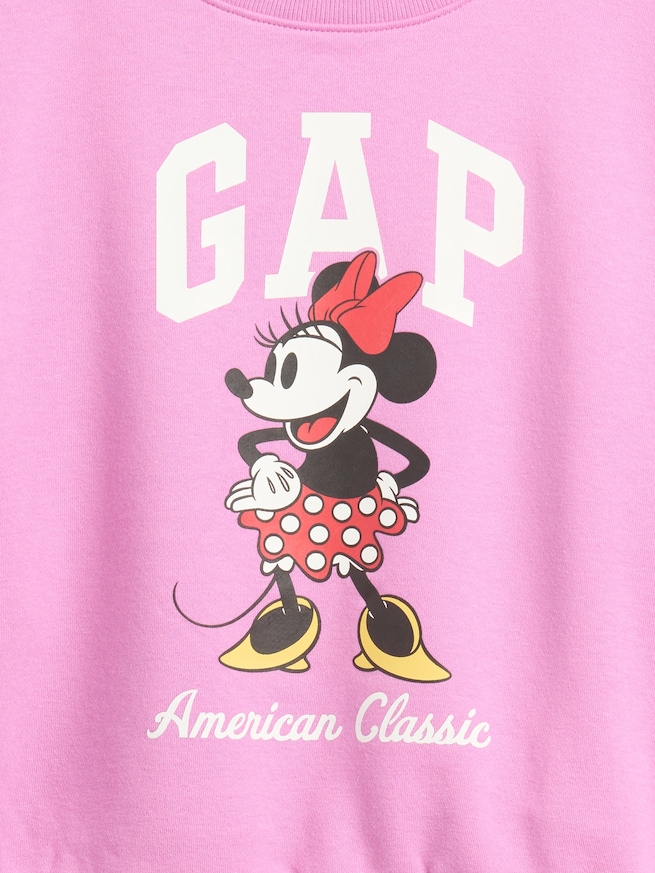 GapKids &times; ディズニー オーバーサイズ ウェッジ GAPロゴ スウェットシャツ-2