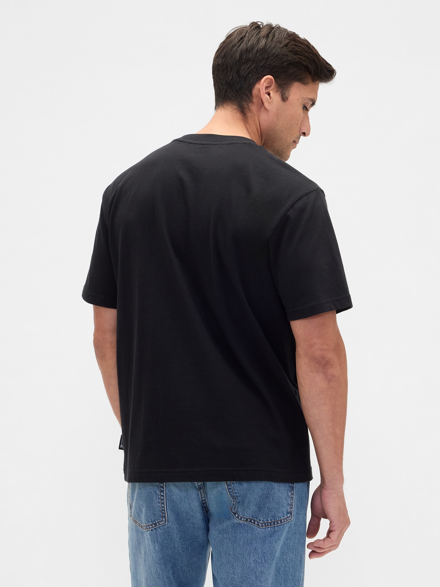 Gap &times; ディズニー エブリディ ソフト リラックスフィット GAPロゴTシャツ-1