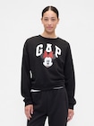 Gap &times; ディズニー ミニーマウス オーバーサイズ GAPロゴ スウェットシャツ-0