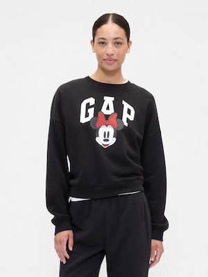 Gap &times; ディズニー ミニーマウス オーバーサイズ GAPロゴ スウェットシャツ