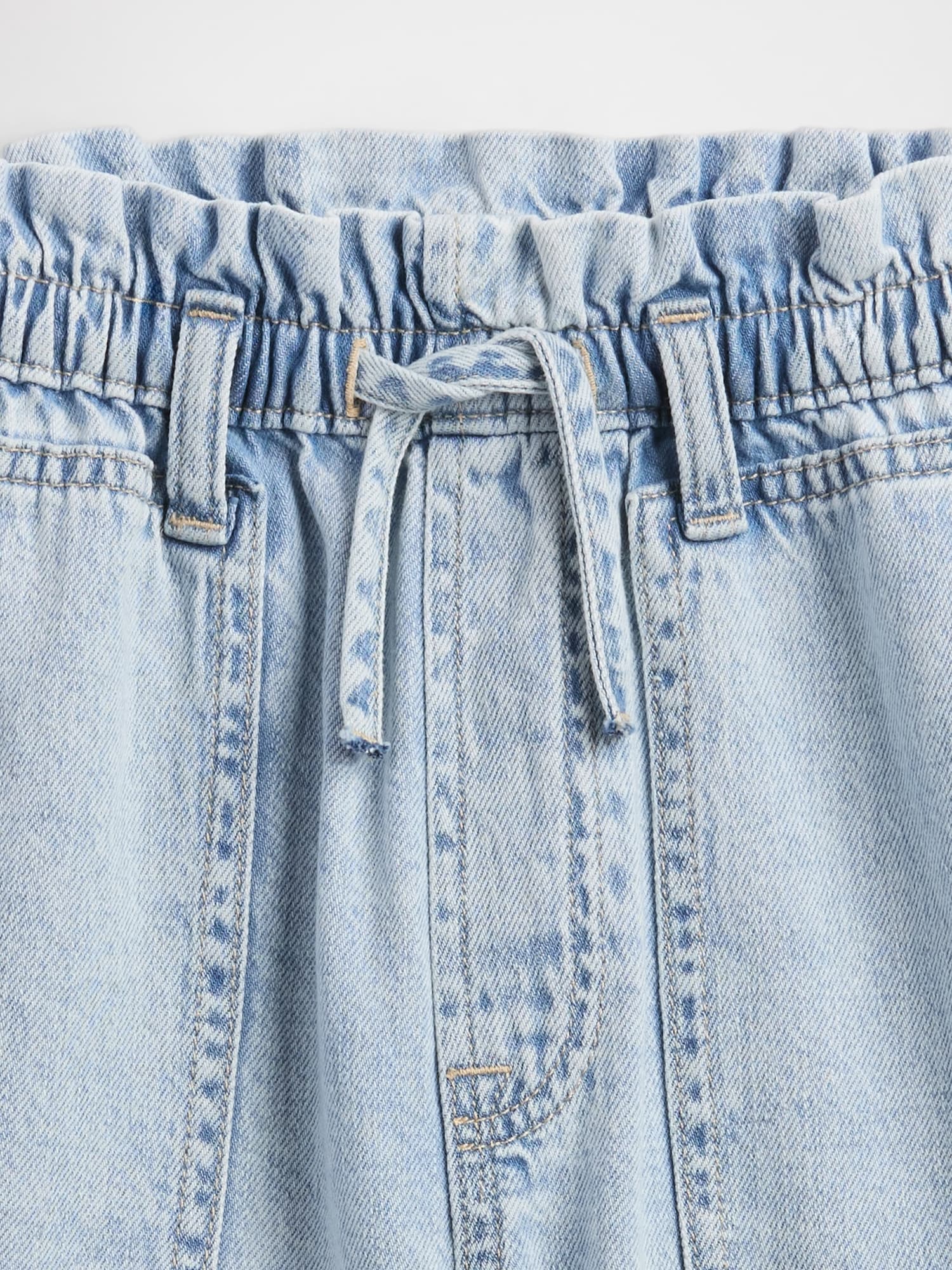 ハイライズ リラックスフィット プルオン ユーティリティ ショートパンツ (キッズ)-3